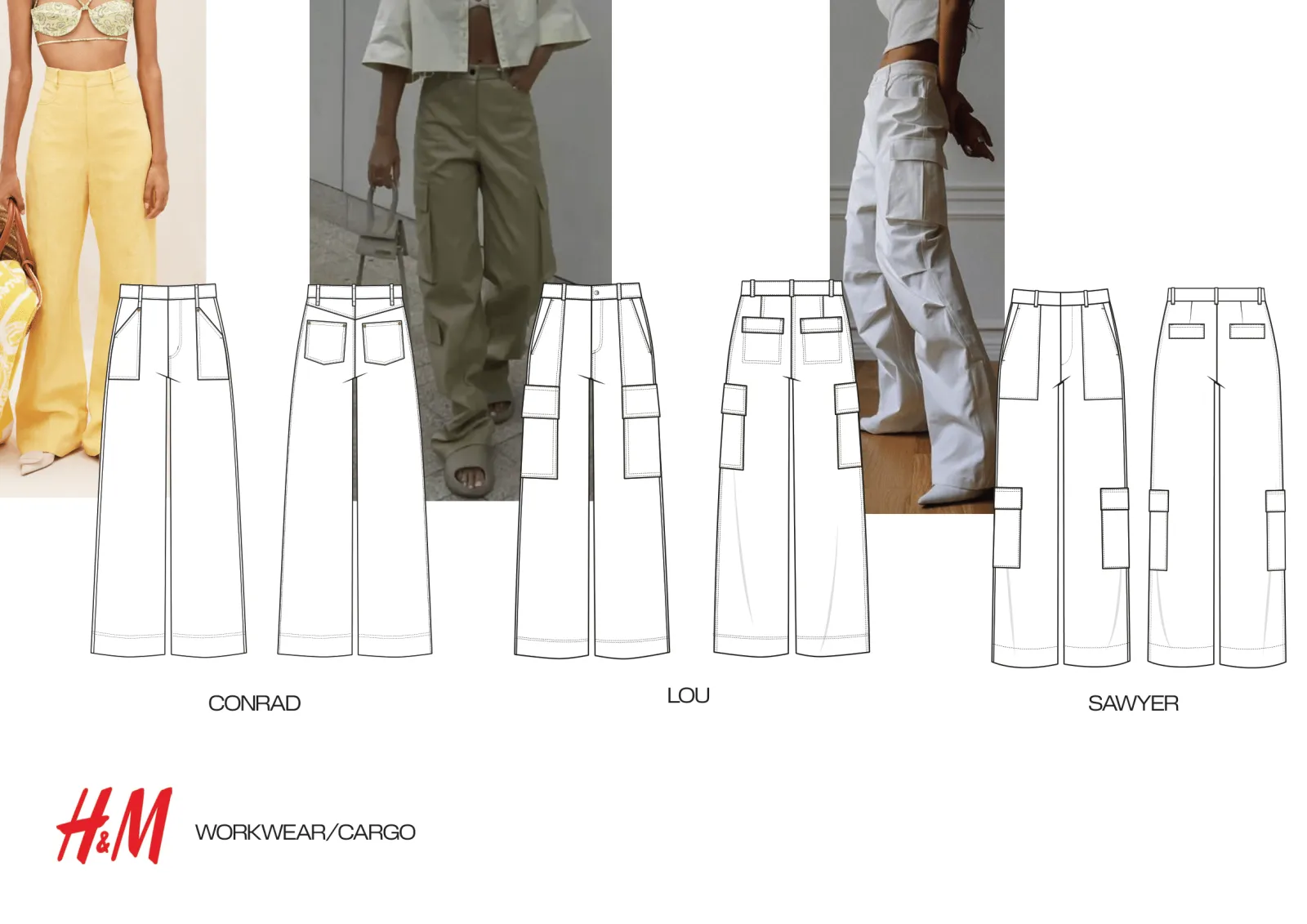 H&M Denim and Tailoring Trousers image 3