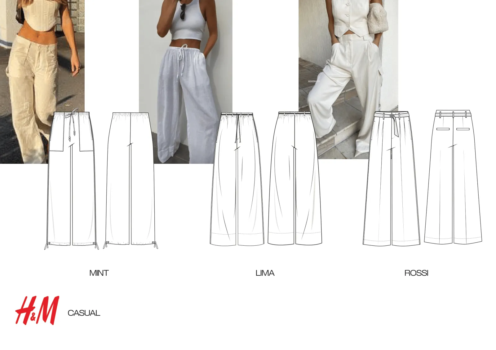 H&M Denim and Tailoring Trousers image 7